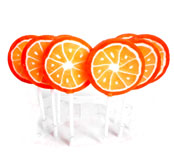 Orange-Lolly Groß